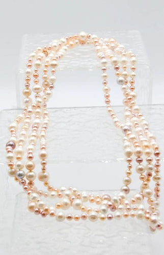 Collier Collier long en perles d’eau douce 240 cm 58 Facettes 250472