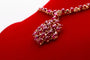Collier Collier - Cabochons de rubis et diamants en or jaune 750 58 Facettes 240040