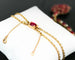 Collier Collier - Cabochons de rubis et diamants en or jaune 750 58 Facettes 240040