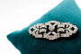 Broche Broche Art déco en platine et or jaune 18K, diamants 58 Facettes 240221
