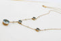Collier Collier ancien en or jaune et platine, aigues-marines et perles 58 Facettes 240670