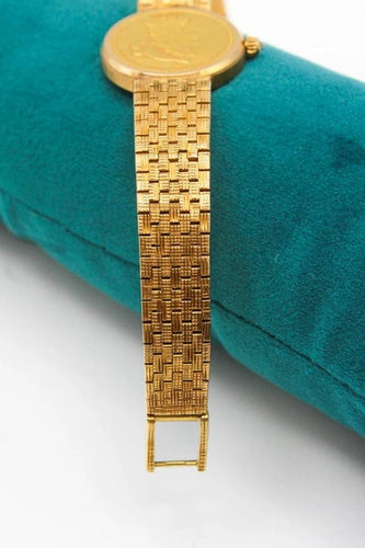 Montre Montre femme - Montre en or jaune 750, cadran 5 Dollars 58 Facettes MT240129