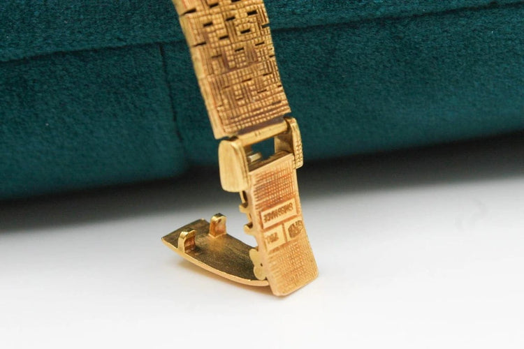 Montre Montre femme - Montre en or jaune 750, cadran 5 Dollars 58 Facettes MT240129