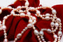 Collier Collier sautoir de perles d’eau douce roses et blanches 58 Facettes 240361