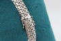 Bracelet Bracelet maille tissée fantaisie en or blanc 58 Facettes 240054