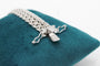 Bracelet Bracelet maille tissée fantaisie en or blanc 58 Facettes 240054