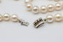 Collier Collier de perles avec fermoir en or blanc 18k et diamants 58 Facettes 250158