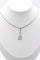 Pendentif Pendentif tige en or blanc 18 carats avec diamant 58 Facettes 240645