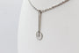 Pendentif Pendentif tige en or blanc 18 carats avec diamant 58 Facettes 240645