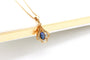 Pendentif EROSE - Pendentif en or jaune 750 serti saphir et diamant 58 Facettes 240663