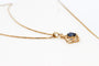 Pendentif EROSE - Pendentif en or jaune 750 serti saphir et diamant 58 Facettes 240663