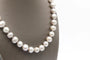 Collier Collier de perles d’eau douce grises en or jaune 750 58 Facettes 240134