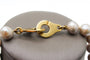 Collier Collier de perles d’eau douce grises en or jaune 750 58 Facettes 240134