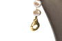 Collier Collier de perles d’eau douce grises en or jaune 750 58 Facettes 240134