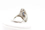 Bague 53 Bague marquise Art déco en platine, diamants et saphirs 58 Facettes 250309