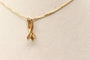 Pendentif Pendentif ruban bicolore en or jaune et blanc 750 serti de diamants 58 Facettes 240568