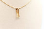 Pendentif Pendentif ruban bicolore en or jaune et blanc 750 serti de diamants 58 Facettes 240568
