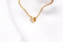 Collier Collier point lumineux en or jaune 750 et diamant 58 Facettes 250133