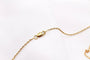 Collier Collier point lumineux en or jaune 750 et diamant 58 Facettes 250133