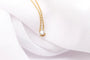 Collier Collier point lumineux en or jaune 750 et diamant 58 Facettes 250133