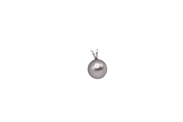 Pendentif Pendentif perle de Tahiti en or blanc 750 58 Facettes 250315