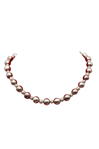 Collier Collier en perles de Tahiti en or blanc 750 58 Facettes 240132