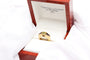 Bague 53 Premiers Joyaux - Bague motif carré en or jaune et pierres fines 58 Facettes 250199