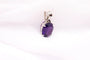 Pendentif Pendentif en or blanc 750 serti d’améthyste 58 Facettes 250259