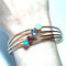 Bracelet Bracelet ancien à 4 joncs en or jaune 18 ct et pierres 58 Facettes