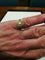 Bague 54 Bague ancienne en or jaune 18 carats, perle fine et diamants 58 Facettes