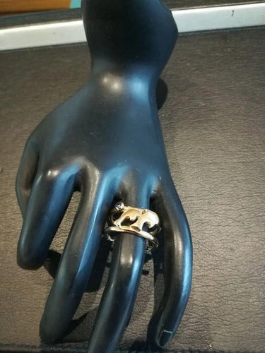 Bague 52 Caplain Saint André - Bague en or jaune 750 sertie d’un saphir 58 Facettes