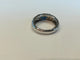 Bague 52 Bague jonc en or blanc 18 ct avec saphir et diamants 58 Facettes