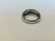 Bague 52 Bague jonc en or blanc 18 ct avec saphir et diamants 58 Facettes