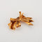Broche Broche nœud 1940 en or jaune et platine avec diamants 58 Facettes