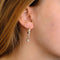 Boucles d'oreilles Art déco - Boucles d'oreilles en or jaune et platine avec diamants 58 Facettes