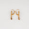 Boucles d'oreilles Art déco - Boucles d'oreilles en or jaune et platine avec diamants 58 Facettes