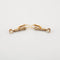 Boucles d'oreilles Art déco - Boucles d'oreilles en or jaune et platine avec diamants 58 Facettes