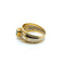 Bague 54 Bague jonc en deux ors, émeraude et diamants 58 Facettes