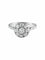 Bague 57 Bague Marguerite ancienne en platine et diamants 58 Facettes