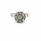 Bague 57 Bague Marguerite ancienne en platine et diamants 58 Facettes
