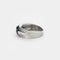 Bague 54 Bague jonc - Or blanc 750, saphirs et diamants 58 Facettes