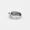 Bague 54 Bague jonc - Or blanc 750, saphirs et diamants 58 Facettes
