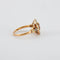 Bague 56 Bague ancienne en or blanc et jaune, rubis et diamants 58 Facettes