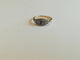 Bague 56 Bague jarretière ancienne en or jaune et or blanc, saphirs et diamants 58 Facettes
