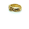 Bague 50 Bague style Art nouveau en or jaune et rubis 58 Facettes