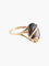Bague 54 Bague en or jaune avec quartz fumé 58 Facettes