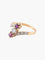 Bague 51 Bague trilogie rubis et diamants en or jaune 750 58 Facettes