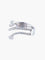 Bague 55 Bague en or blanc 18 carats sertie de diamants 58 Facettes