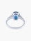Bague 54 Bague en or blanc - Saphir de Thaïlande et diamants 58 Facettes