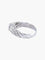 Bague 53 Bague jonc en or rhodié, saphir rose et diamants 58 Facettes